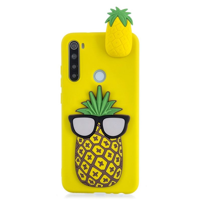 Kuori Xiaomi Redmi Note 8 Kolmiulotteinen Viileä Ananas Suojakuori