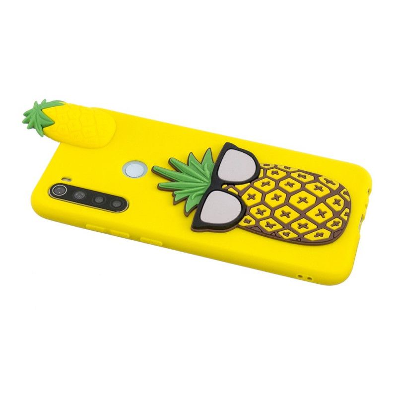 Kuori Xiaomi Redmi Note 8 Kolmiulotteinen Viileä Ananas Suojakuori