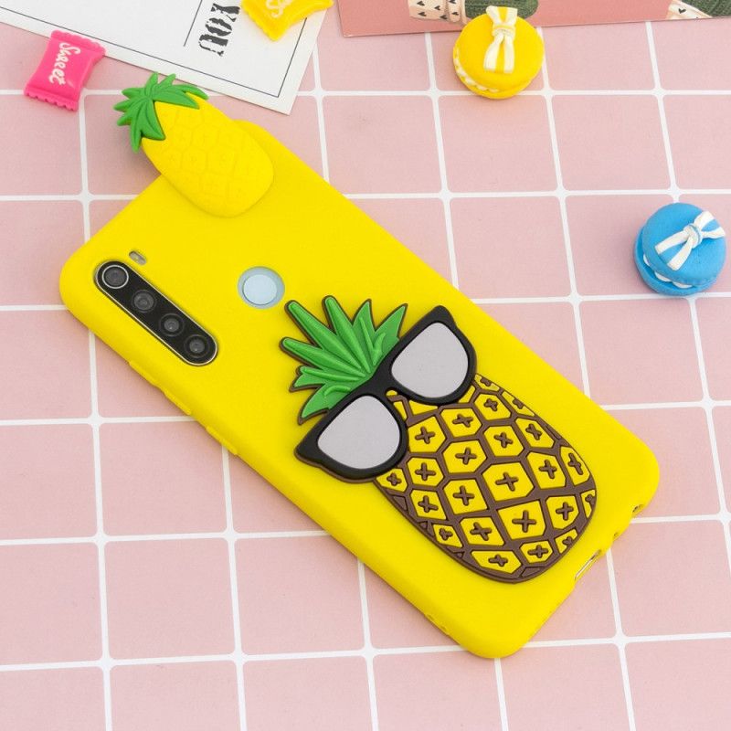 Kuori Xiaomi Redmi Note 8 Kolmiulotteinen Viileä Ananas Suojakuori