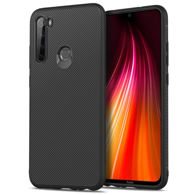 Kuori Xiaomi Redmi Note 8 Musta Jazz-Sarja Twill