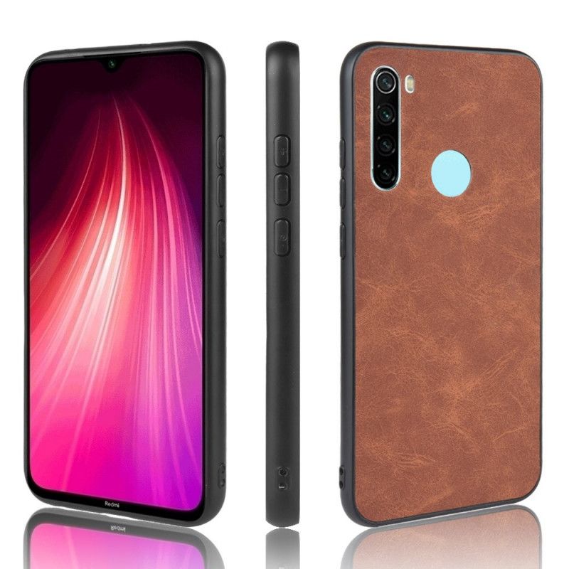 Kuori Xiaomi Redmi Note 8 Tummansininen Musta Ensiluokkainen Nahkaefekti