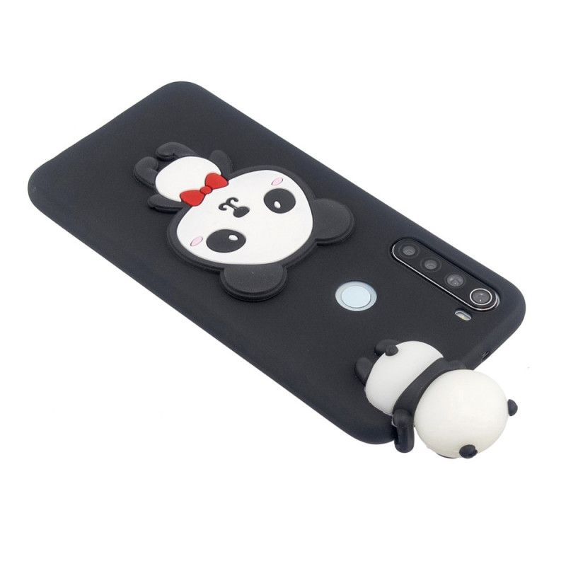 Kuori Xiaomi Redmi Note 8 Tummansininen Punainen 3D Minun Panda