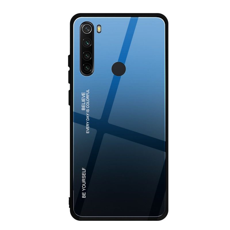 Kuori Xiaomi Redmi Note 8 Vaaleanpunainen Punainen Galvanoitu Väri Suojakuori