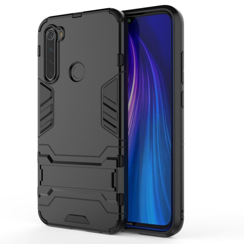 Kuori Xiaomi Redmi Note 8 Valkoinen Musta Erittäin Kestävä Kieli