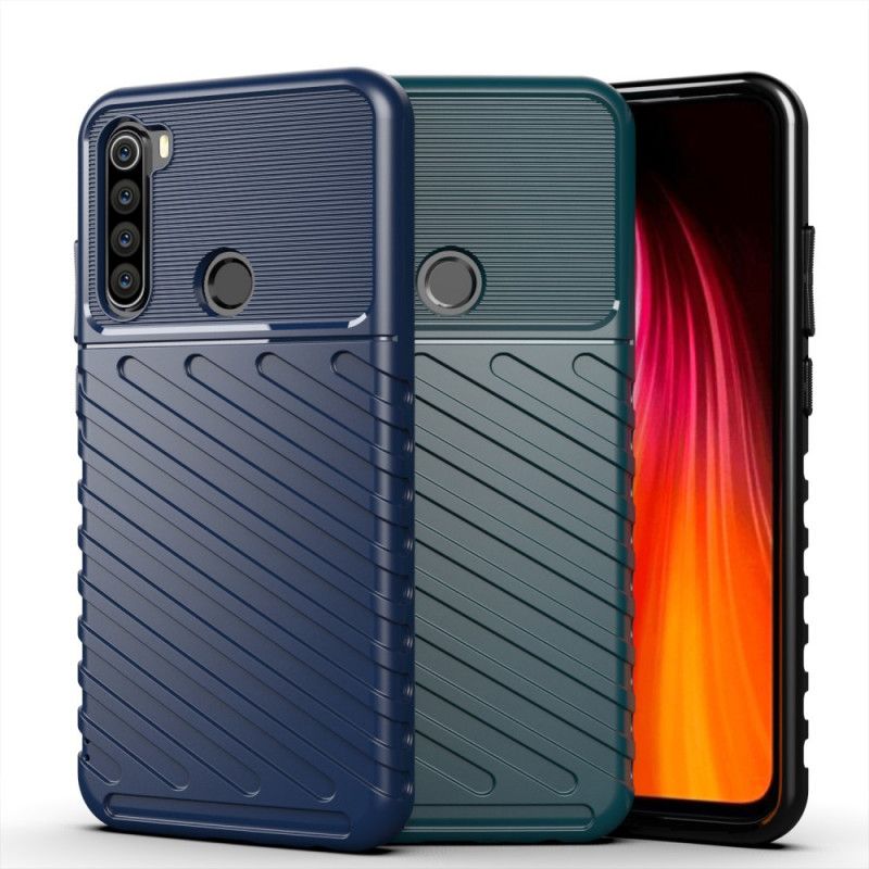 Kuori Xiaomi Redmi Note 8 Vihreä Musta Ukkosarja