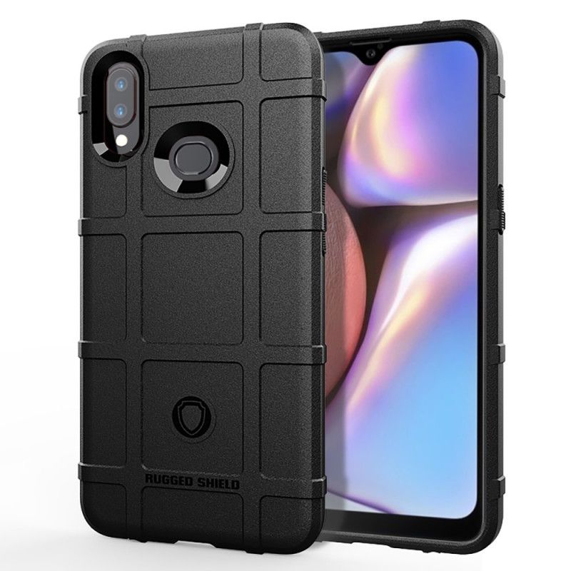 Case Kuoret Samsung Galaxy A10s Harmaa Musta Puhelinkuoret Kestävä Kilpi