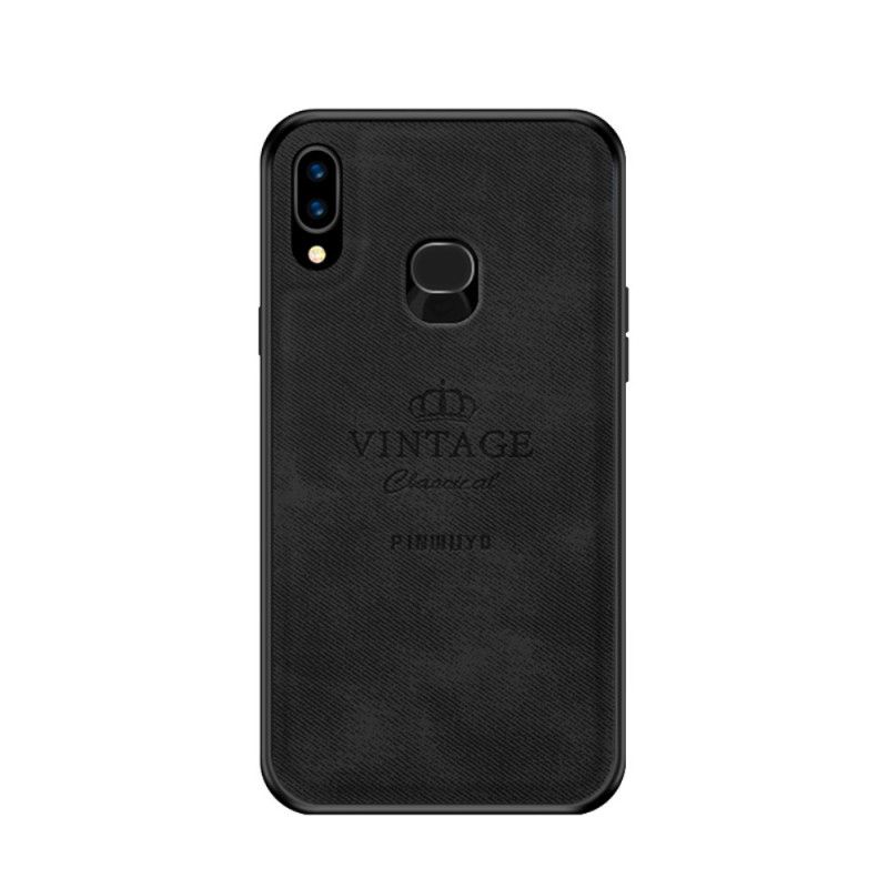 Case Kuoret Samsung Galaxy A10s Harmaa Musta Puhelinkuoret Kunniallinen Vintage Pinwuyo