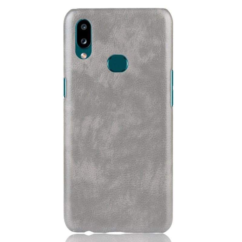 Case Kuoret Samsung Galaxy A10s Harmaa Musta Puhelinkuoret Nahkatyyli