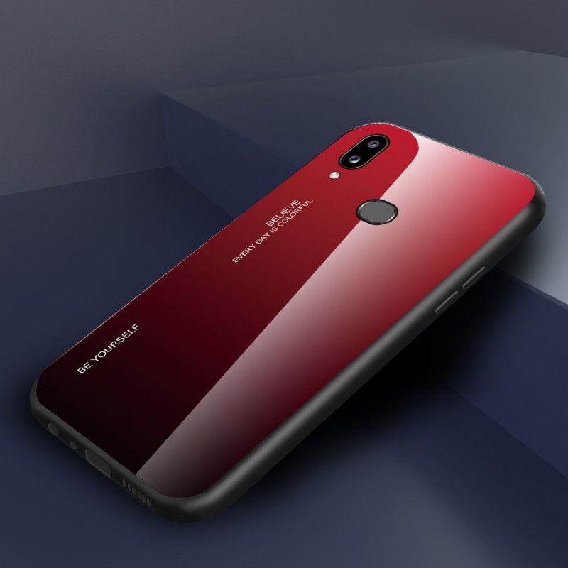 Case Kuoret Samsung Galaxy A10s Magenta Punainen Puhelinkuoret Ole Itse Karkaistua Lasia