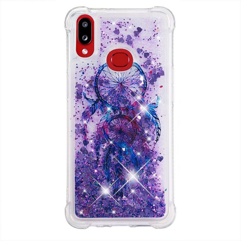 Case Kuoret Samsung Galaxy A10s Ruusukulta Violetti Puhelinkuoret Kimalteleva Unisieppari