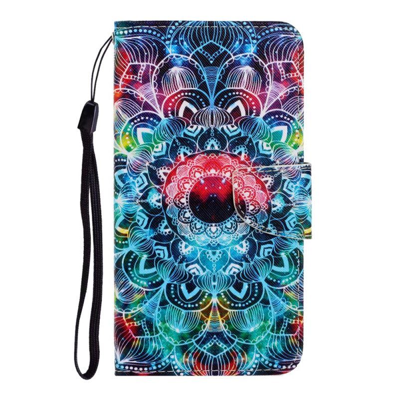 Kotelot Samsung Galaxy A54 5G Suojaketju Kuori Strappy Mandala