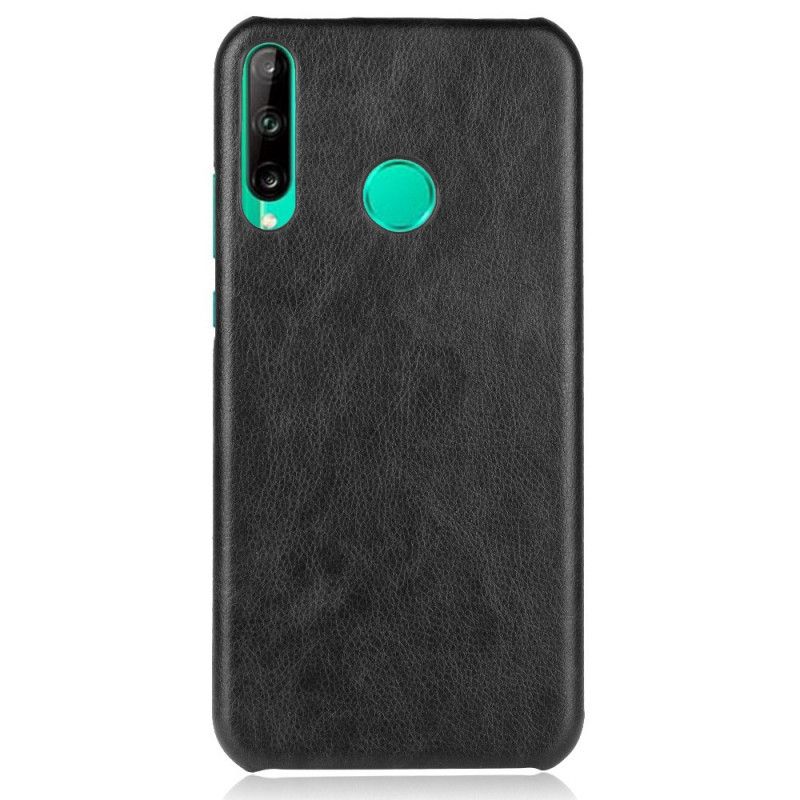 Case Kuoret Huawei P40 Lite E / Y7p Harmaa Musta Puhelinkuoret Suorituskykyinen Litsi Nahkainen Vaikutus