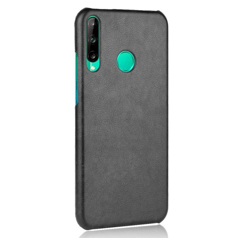 Case Kuoret Huawei P40 Lite E / Y7p Harmaa Musta Puhelinkuoret Suorituskykyinen Litsi Nahkainen Vaikutus