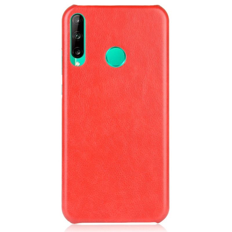 Case Kuoret Huawei P40 Lite E / Y7p Harmaa Musta Puhelinkuoret Suorituskykyinen Litsi Nahkainen Vaikutus