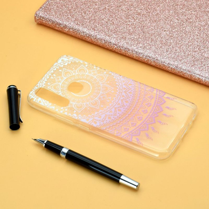 Case Kuoret Huawei P40 Lite E / Y7p Ruusu Puhelinkuoret Läpinäkyvä Värikäs Mandala