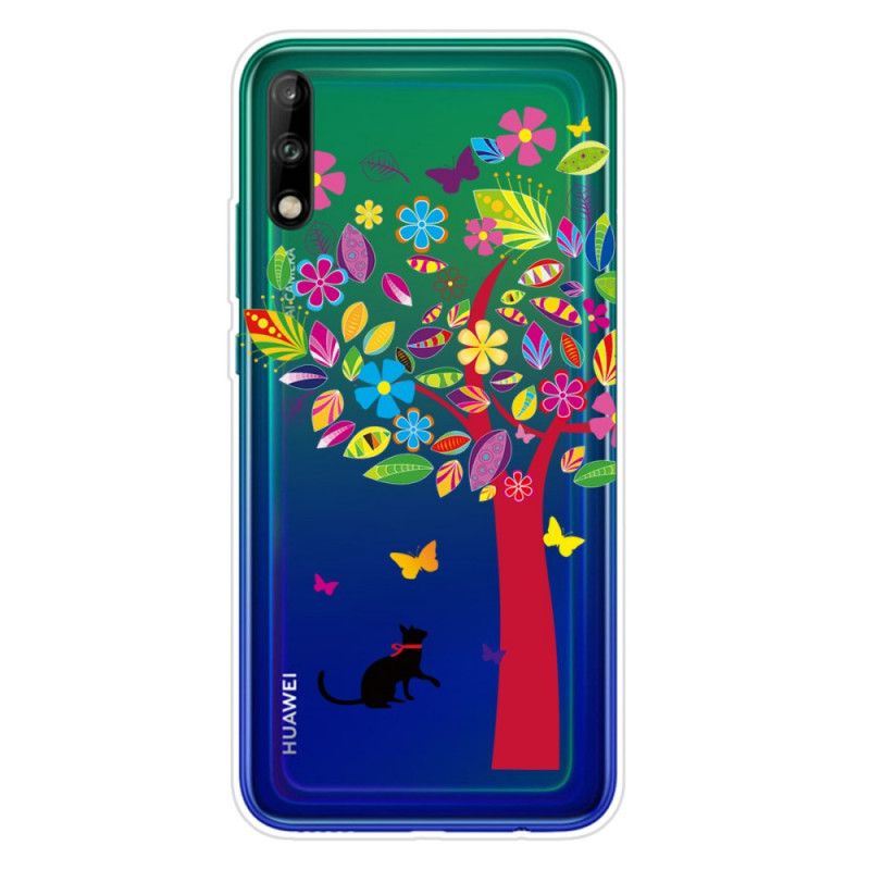 Kuori Huawei P40 Lite E / Y7p Kissa Puun Alla