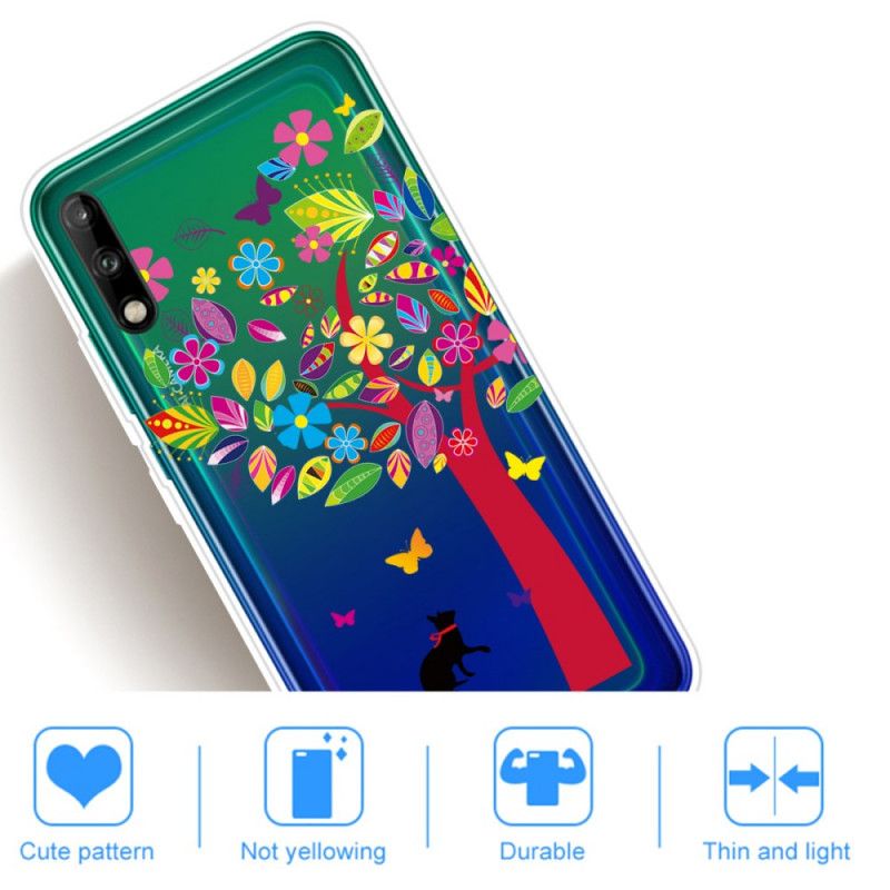 Kuori Huawei P40 Lite E / Y7p Kissa Puun Alla