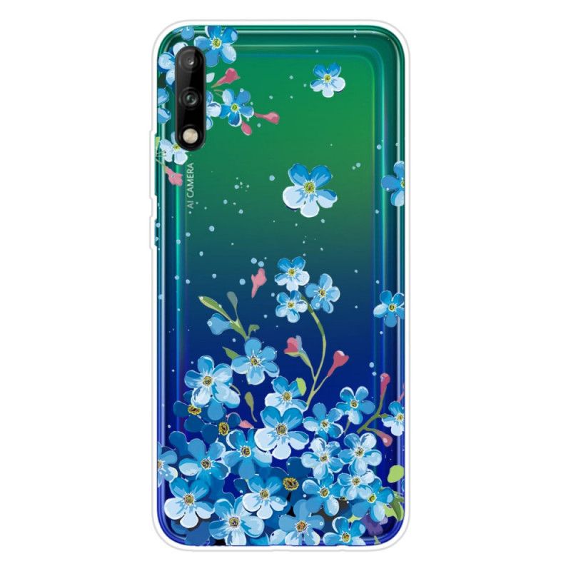 Kuori Huawei P40 Lite E / Y7p Puhelinkuoret Kimppu Sinisiä Kukkia