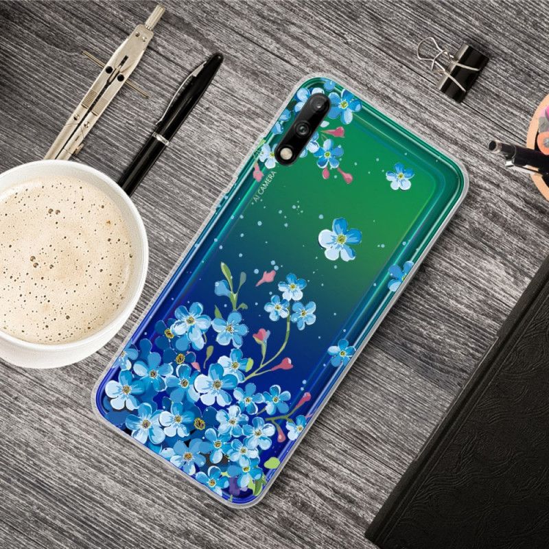 Kuori Huawei P40 Lite E / Y7p Puhelinkuoret Kimppu Sinisiä Kukkia