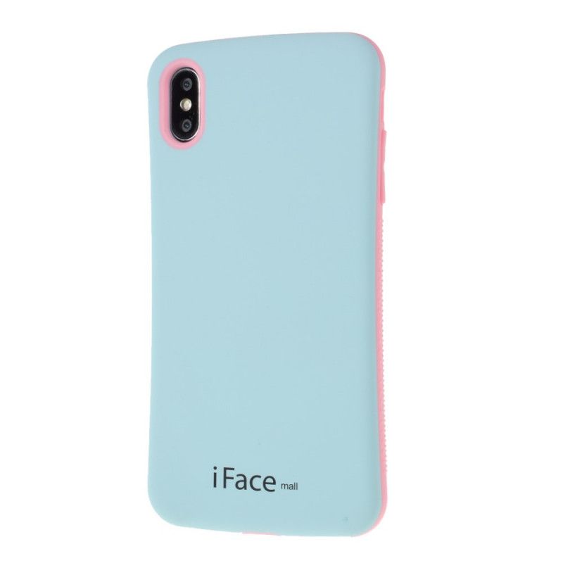 Case Kuoret iPhone X Keltainen Vaaleanpunainen Puhelinkuoret Iface Mall Macaron -Sarja