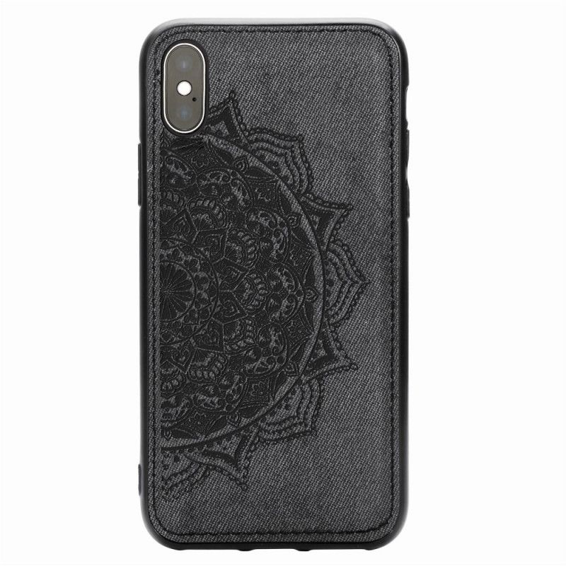 Case Kuoret iPhone X Ruskea Puhelinkuoret Kangas Ja Mandala