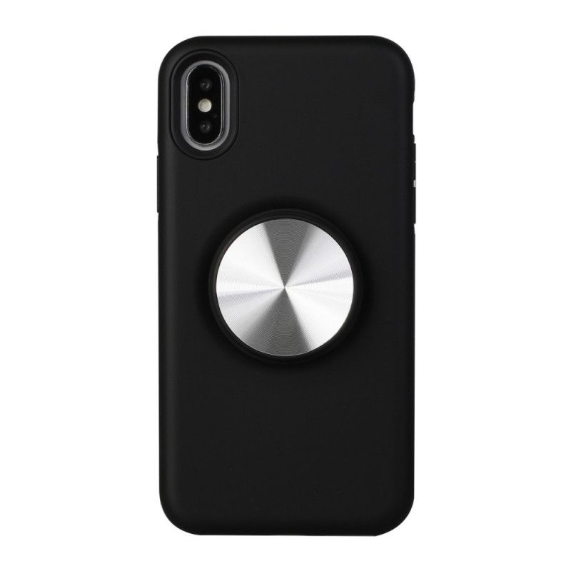 Kuori iPhone X Punainen Musta Magneettinen Irrotettava Tietoväline