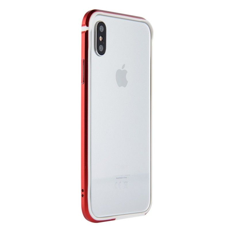 Kuori iPhone X Punainen Valkoinen Suladaseos