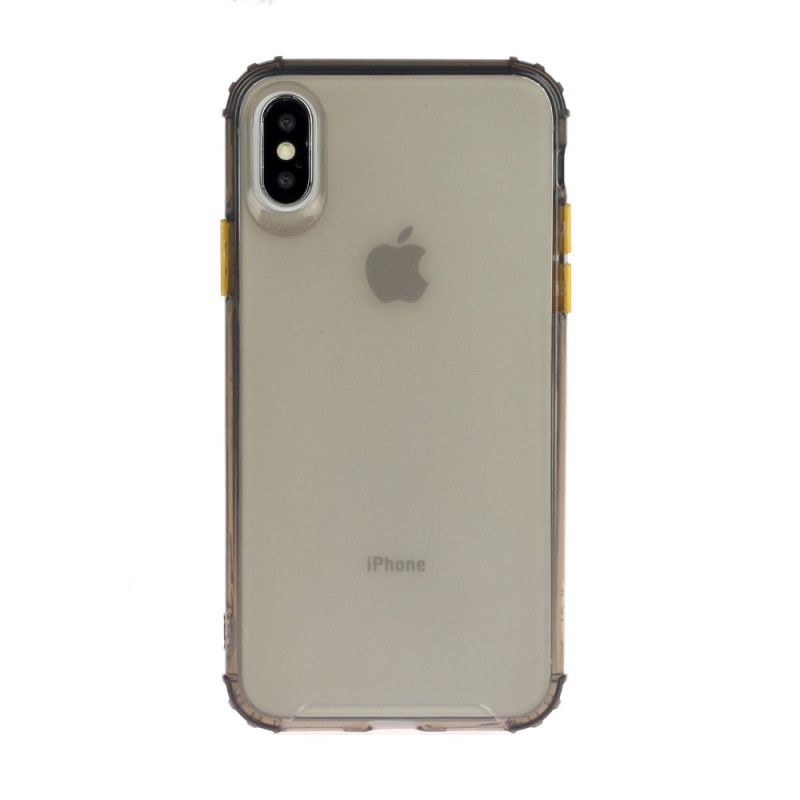 Kuori iPhone X Värilliset Vahvistetut Kulmat Suojakuori