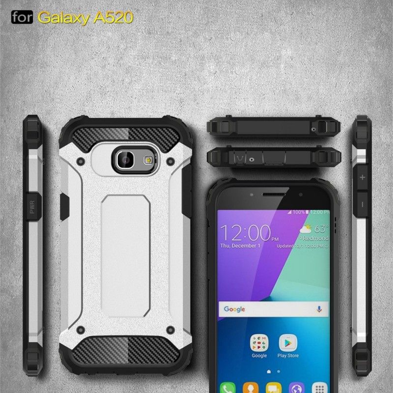 Case Kuoret Samsung Galaxy A5 2017 Punainen Musta Puhelinkuoret Perhe