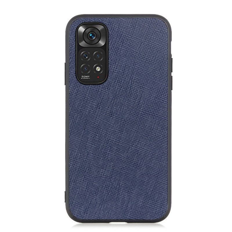 Case Xiaomi Redmi Note 11 / 11S Aitoa Teksturoitua Nahkaa