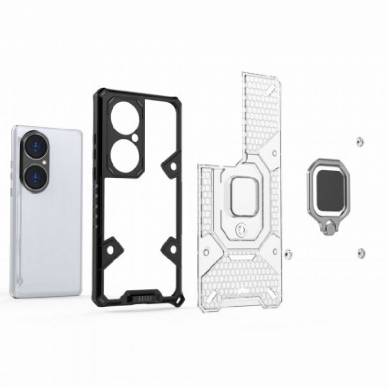 Kuori Huawei P50 Pro Heavy Duty Hybrid Honeycomb Style