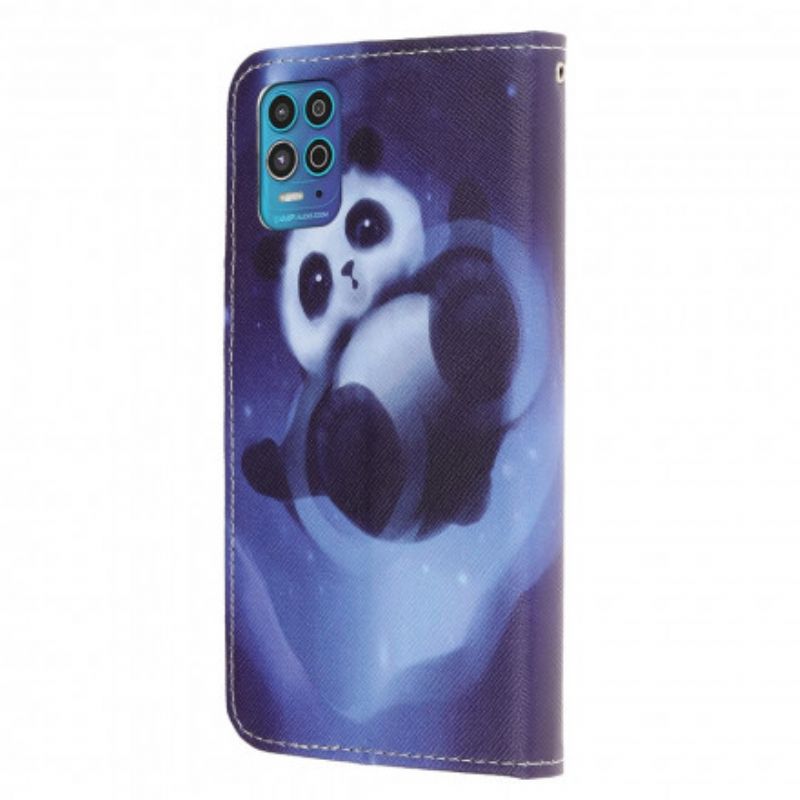 Flip Kotelot Moto G100 Panda Space Strappy