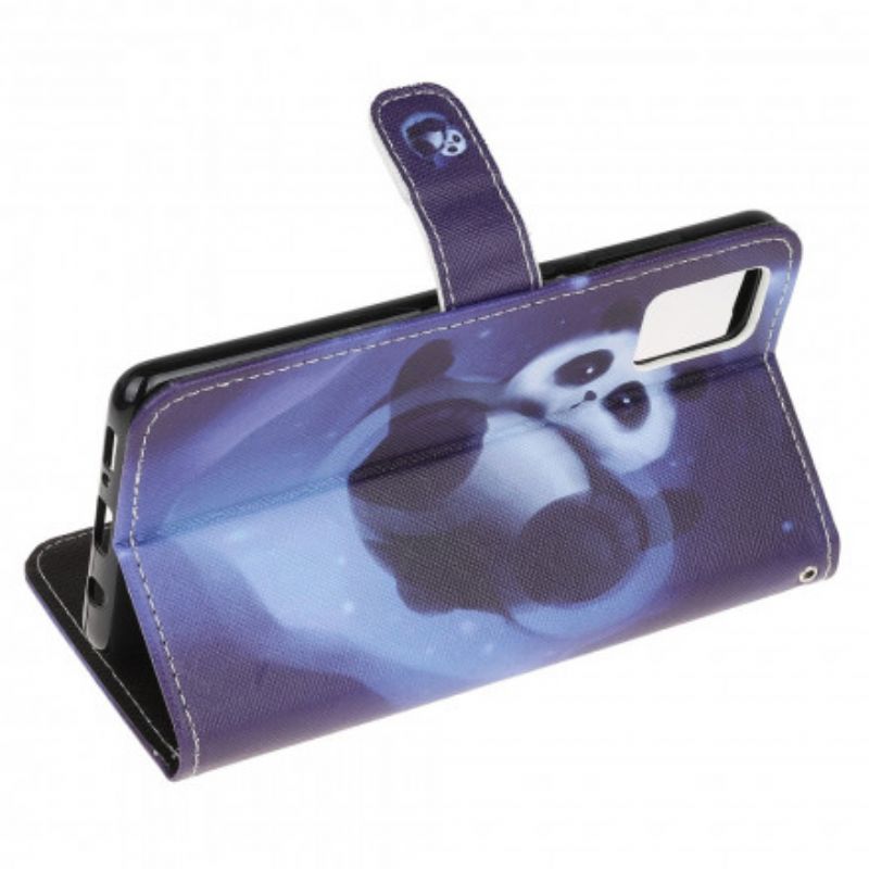 Flip Kotelot Moto G100 Panda Space Strappy