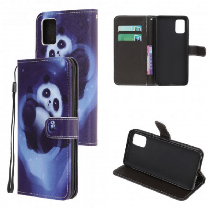 Flip Kotelot Moto G100 Panda Space Strappy