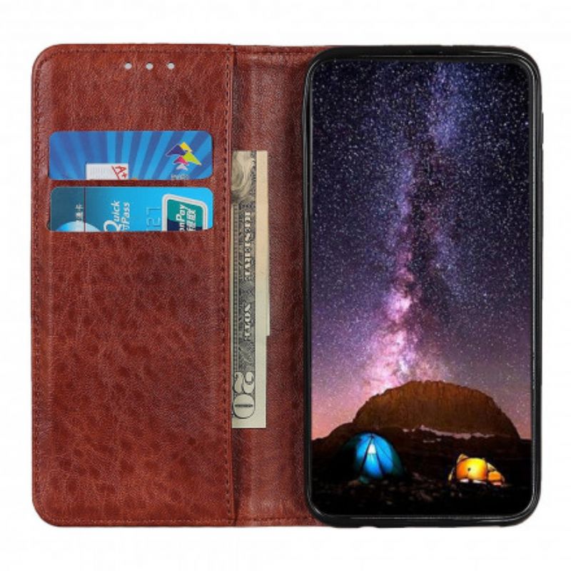 Flip Kotelot Moto G100 Style Leather Sobriety