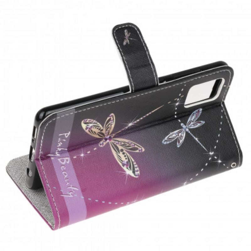 Flip Kotelot Moto G100 Thong Dragonflies Suojakuori