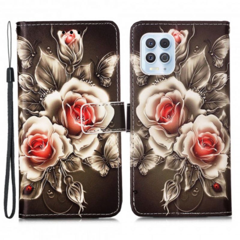 Kotelot Moto G100 Puhelinkuoret Golden Roses