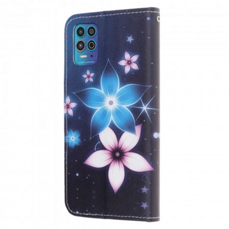 Kotelot Moto G100 Puhelinkuoret Lunar Strappy Flowers