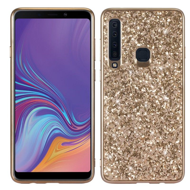 Case Kuoret Samsung Galaxy A9 Punainen Musta Puhelinkuoret Olen Kimalteleva