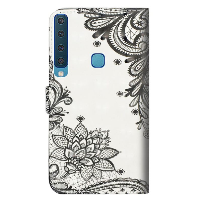 Flip Case Samsung Galaxy A9 Tyylikäs Pitsi