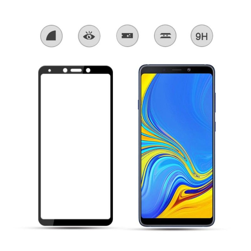 Karkaistu Lasisuoja Samsung Galaxy A9 Musta Mocolo