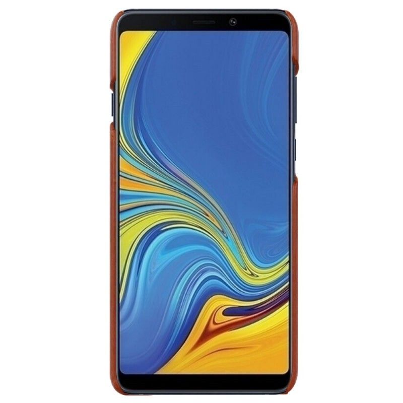 Kuori Samsung Galaxy A9 Ruskea Musta Imak Ruiyi -Sarjan Nahkaefekti