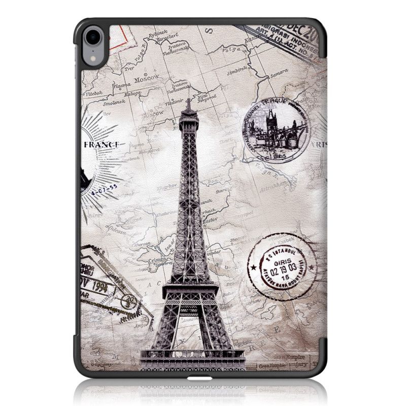 Älykotelo iPad Air 10.9" (2020) Retro Eiffel-Torni