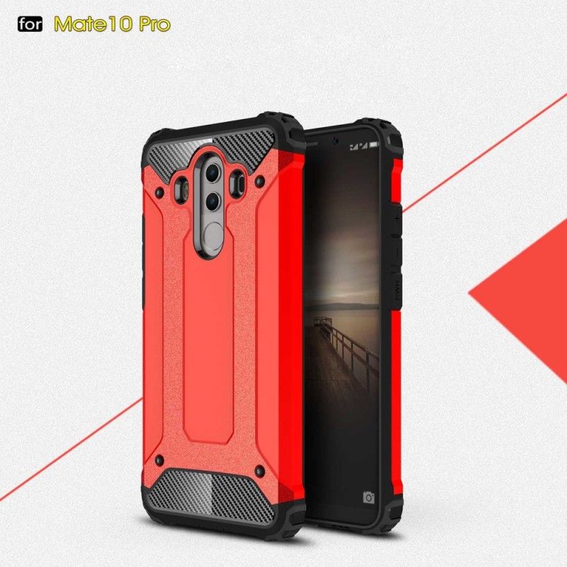 Case Kuoret Huawei Mate 10 Pro Punainen Musta Puhelinkuoret Perhe