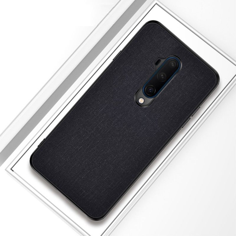 Kuori OnePlus 7T Pro Harmaa Musta Kankaan Rakenne Suojakuori