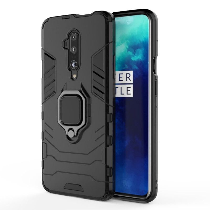 Kuori OnePlus 7T Pro Punainen Musta Kestävä Rengas