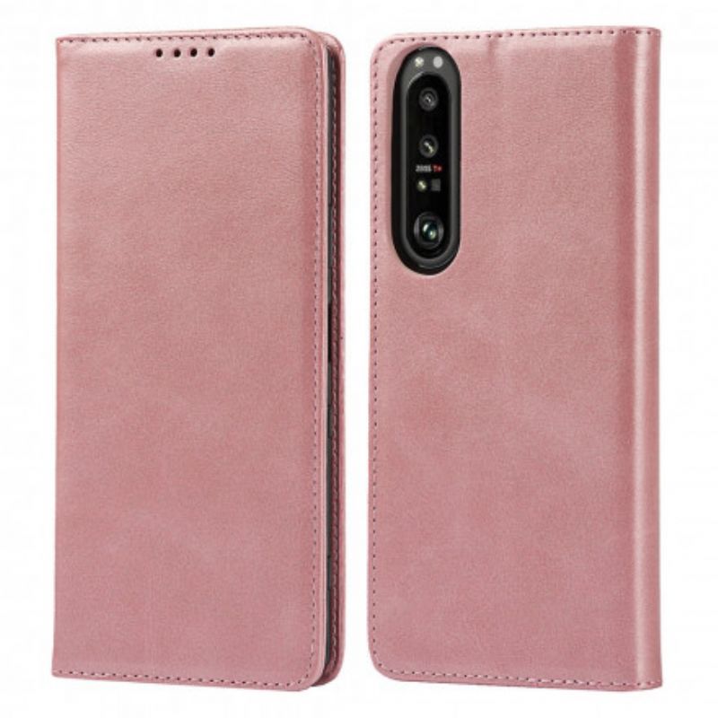 Flip Kotelot Sony Xperia 1 Iii Classic Aitoa Nahkaa