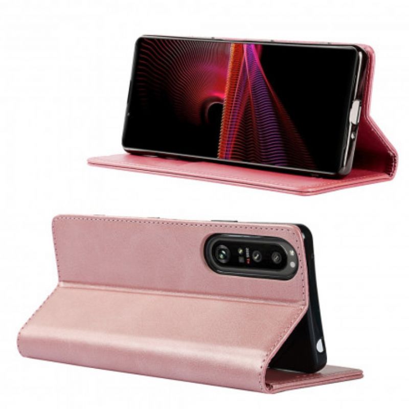 Flip Kotelot Sony Xperia 1 Iii Classic Aitoa Nahkaa