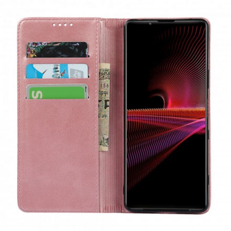 Flip Kotelot Sony Xperia 1 Iii Classic Aitoa Nahkaa