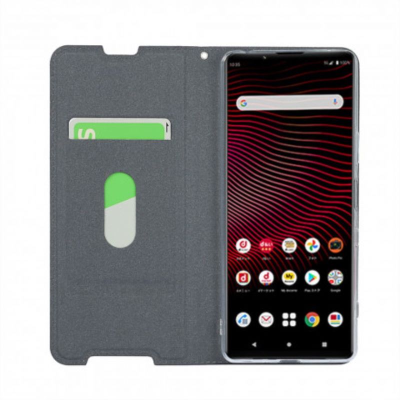 Flip Kotelot Sony Xperia 1 Iii Faux Leather Class Strappy